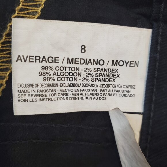 Gloria Vanderbilt Amanda Fit Pants Womens Size 8 Black High Waist Straight Leg - Picture 12 of 12